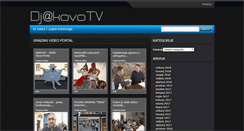 Desktop Screenshot of djakovotv.com