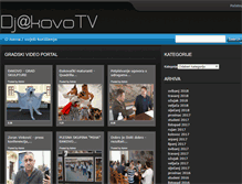 Tablet Screenshot of djakovotv.com